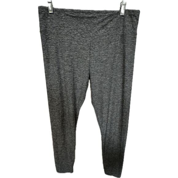 No Boundaries Womens Gray Athletic Yoga Pants Wide Band Waist Lg 11-13 Workout - Picture 1 of 6